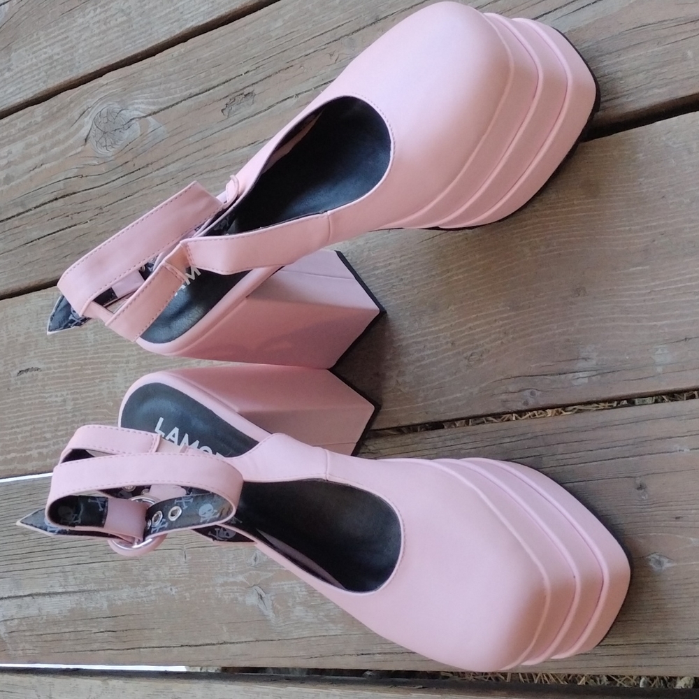 Dolls Kill 🖤 Lamoda Pink Platform - Picture 8 of 15